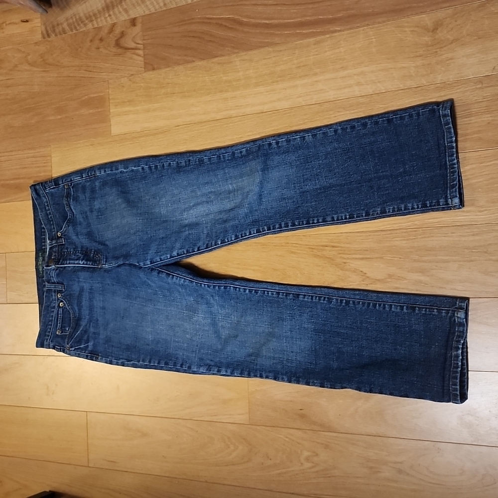 Ralph Lauren Women's Classic Straight Leg Blue Jeans Size 8 x 30